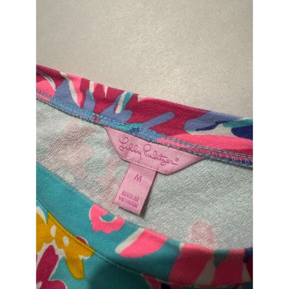 Lilly Pulitzer dress summer spring vacation beach resort wear colorful women M - Picture 4 of 6